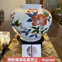 【未使用品】香蘭社 有田焼 花瓶 花器 壺 共箱付 Yahoo!オークション -「香蘭社 花瓶」(伊万里、有田) (日本の