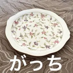 NARUMI ボーンチャイナ皿 花柄 約26cm