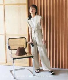 CIMARRON 別注リネンサスペンダー付き2wayサロペット