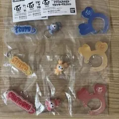 TWICE LOVELYS アクリルカラビナフロッキーマスコット 3種