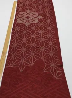 1272.着物ハギレ総絞り(正絹)アンティーク 約31×100cm以上