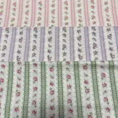YUWA 有輪商店　プリント生地　シーチング　３色セット
