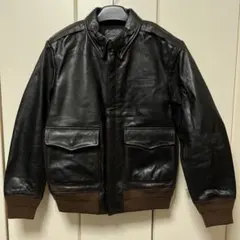 【未使用品】革ジャンA-2 フライトジャケット馬革 レザージャケット