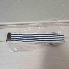 ストライプデザイン ゴム製ベルト