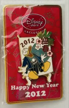 【新品】ディズニー　2012年 ピンバッジ ドナルドダック