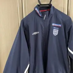 UMBRO イングランド代表 トラックジャケット Sサイズ/ネイビー/背面ロゴ
