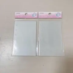 メリングmering 透明シール台紙　シール帳台紙　クリアシール帳　A7