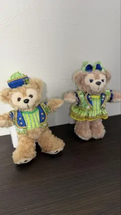 Disney 15周年コスチューム　ダッフィー　シェリーメイ　キーホルダー