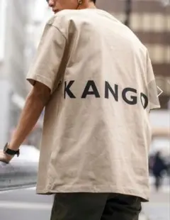 美品 KANGOL×A.S.Mコラボ◆USAコットン オーバーサイズ Tシャツ
