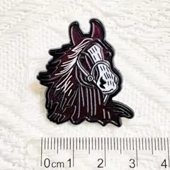 馬 ウマ ピンバッジ ピンバッチ ピンバッヂ ピンズ ブローチ