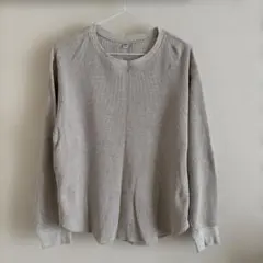 ユニクロ　ワッフルロンT