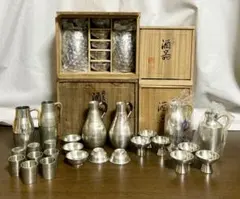 本錫 官徳造 茶器揃い7点 茶心壺 建水 茶托5客 茶道具 R8SA388 - メルカリ