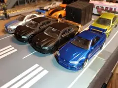 1/64 ガチャガチャ ワイルドスピード スカイライン チャージャー