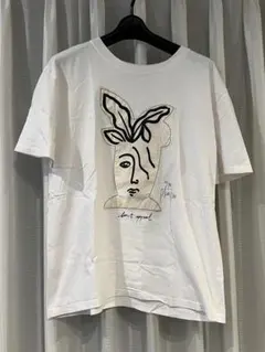 zara アートプリントTシャツ