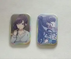プロジェクトセカイ 朝比奈まふゆ スクエア缶バッジ2個セット