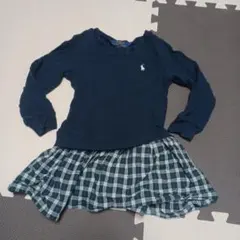 Polo Ralph Lauren 3T ワンピース ネイビー