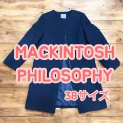 ✨美品✨MACKINTOSH PHILOSOPHY ノーカラーコート