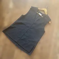 green label relaxing ダークグレー ベスト