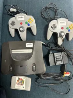 NINTENDO64 本体 コントローラー2個　スマブラ