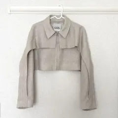 【COS】cropped linen jacketのサムネイル