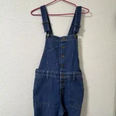 レディース　デニム　オーバーオール　サロペット