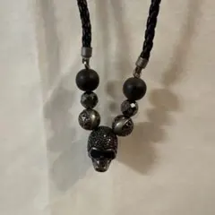 スワロフスキー　SWAROVSKI チョーカー　ネックレス　スカル ドクロ