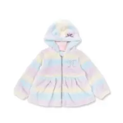 お値下げ♡SLAP SLIP♡レインボーファーアウター♡新品♡110♡