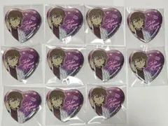 名探偵コナン　宮野志保　ハート型缶バッジ　11個