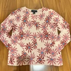 古着　レディース　トップス　カーディガン　お花