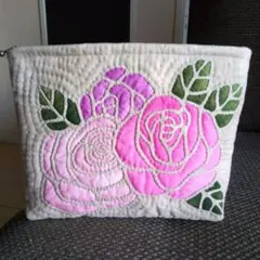 ハワイアンキルトポーチ