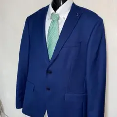 スーツ テーラードジャケット 長袖 ネイビー ザラ