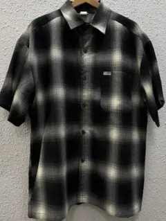 CalTop キャルトップ 半袖　オンブレ　オンブレーボックス　シャツ　黒