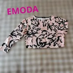 *セール【EMODA】 抽象パターン 長袖トップスのサムネイル