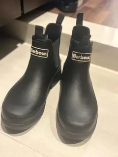 美品 Barbour Nimbus チェルシーレインブーツ 黒 UK8 27cmのサムネイル