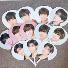 なにわ男子　長尾謙杜 うちわ まとめ売り 12枚セット