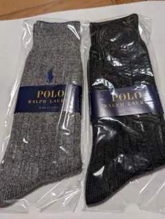ポロラルフローレンメンズソックス2足セット