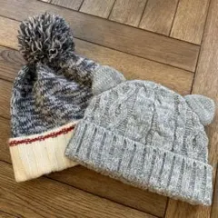 ニット帽　子供用　2点セット