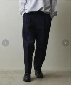 Steven Alan 13.5oz DENIM 2PLEATED PANTS