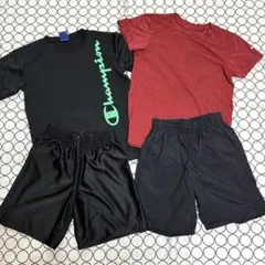男の子 Tシャツ150 ハーフパンツ140 4点セット　着替えのサムネイル