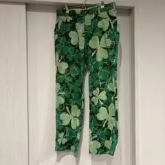 Loudmouth クローバー柄 グリーン パンツ