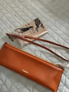 Burberryオレンジ クラッチバッグ ショルダーバッグのサムネイル