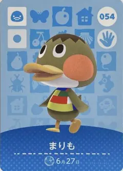 どうぶつの森 amiiboカード まりも