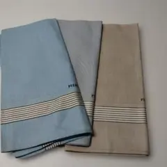 超お洒落!!PIERRE BALMAIN ストライプハンカチ 3枚セット