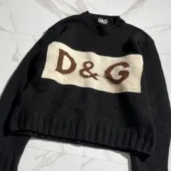 入手困難✨ ドルチェアンドガッバーナ 長袖ニット D&G ロゴ メンズ