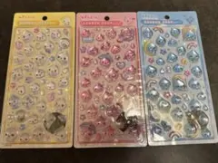 正規品　しずくちゃんボンボンドロップシール 大　3シートセット　3枚セット