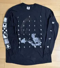 ALIEN エイリアン 長袖Tシャツ ロンT ブラックのサムネイル