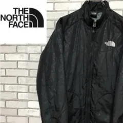 希少 ザノースフェイス 幾何学的総柄 インナー中綿仕様 ダウンジャケット