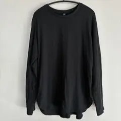 UNIQLO ブラック 長袖 Tシャツ M