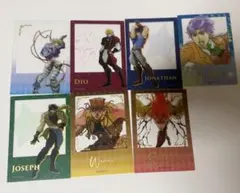 ジョジョ　ダイソー　クリアファイル　ステッカー　クリアフォトカードセット
