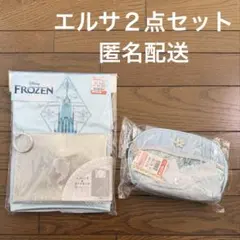しまむら ちはる アナ ディズニー　エルサ　氷　エコバッグ　ポーチ　雪山　新品